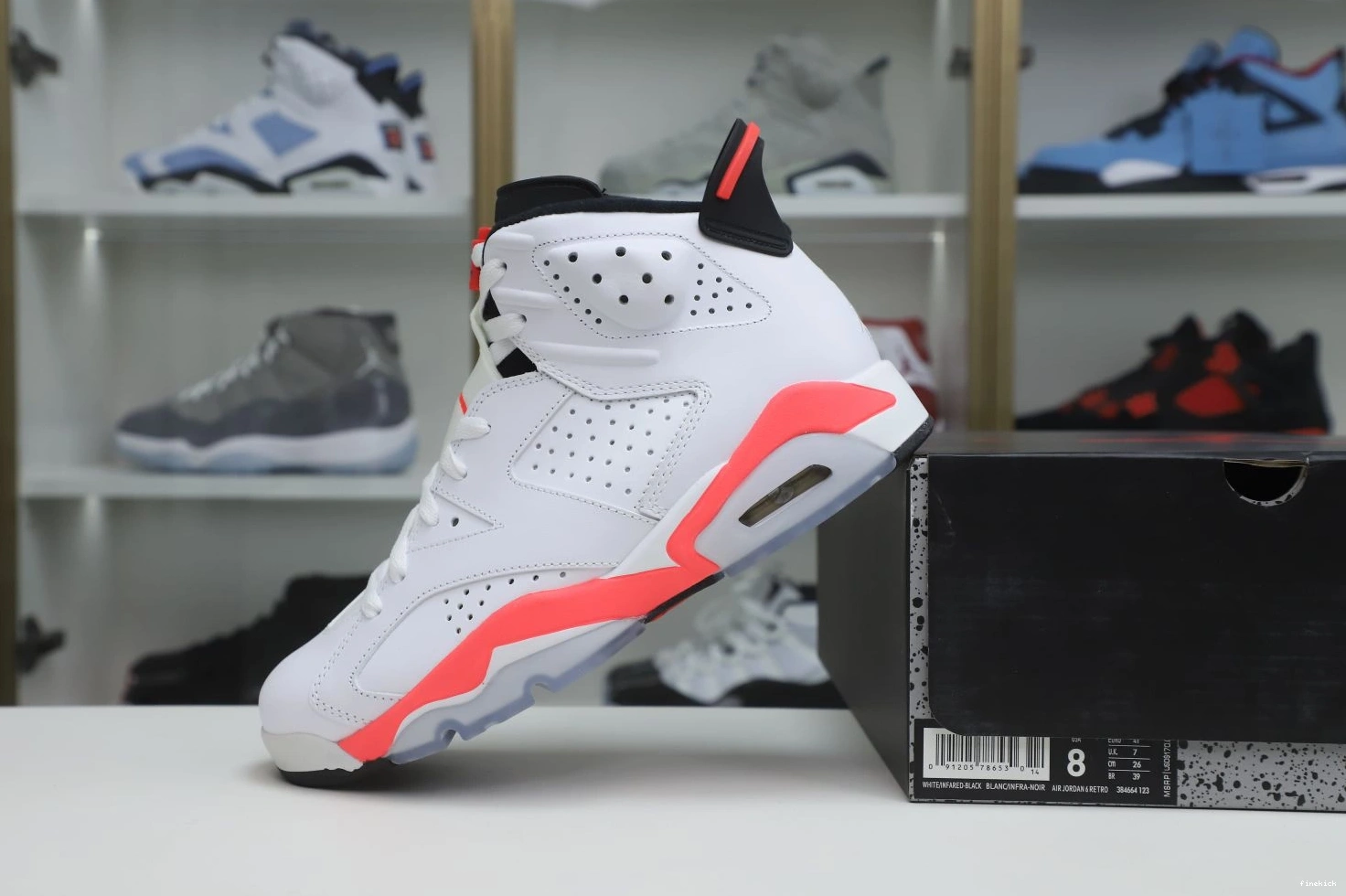 Air Jordan White Retroinfrared 6 1027